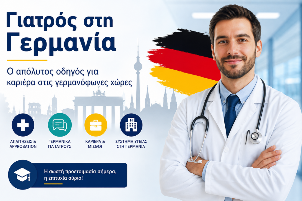 Γιατρός στη Γερμανία - οδηγός καριέρας για γιατρούς στις γερμανόφωνες χώρες
